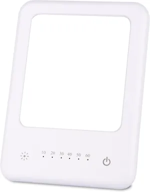 TheraLite Glow Bright Light Therapy Lamp - 10,000 LUX LED Lamp - Sun Lamp Mood Light to Fight Low Energy and Sunlight Deprivation, White Light Box Therapy