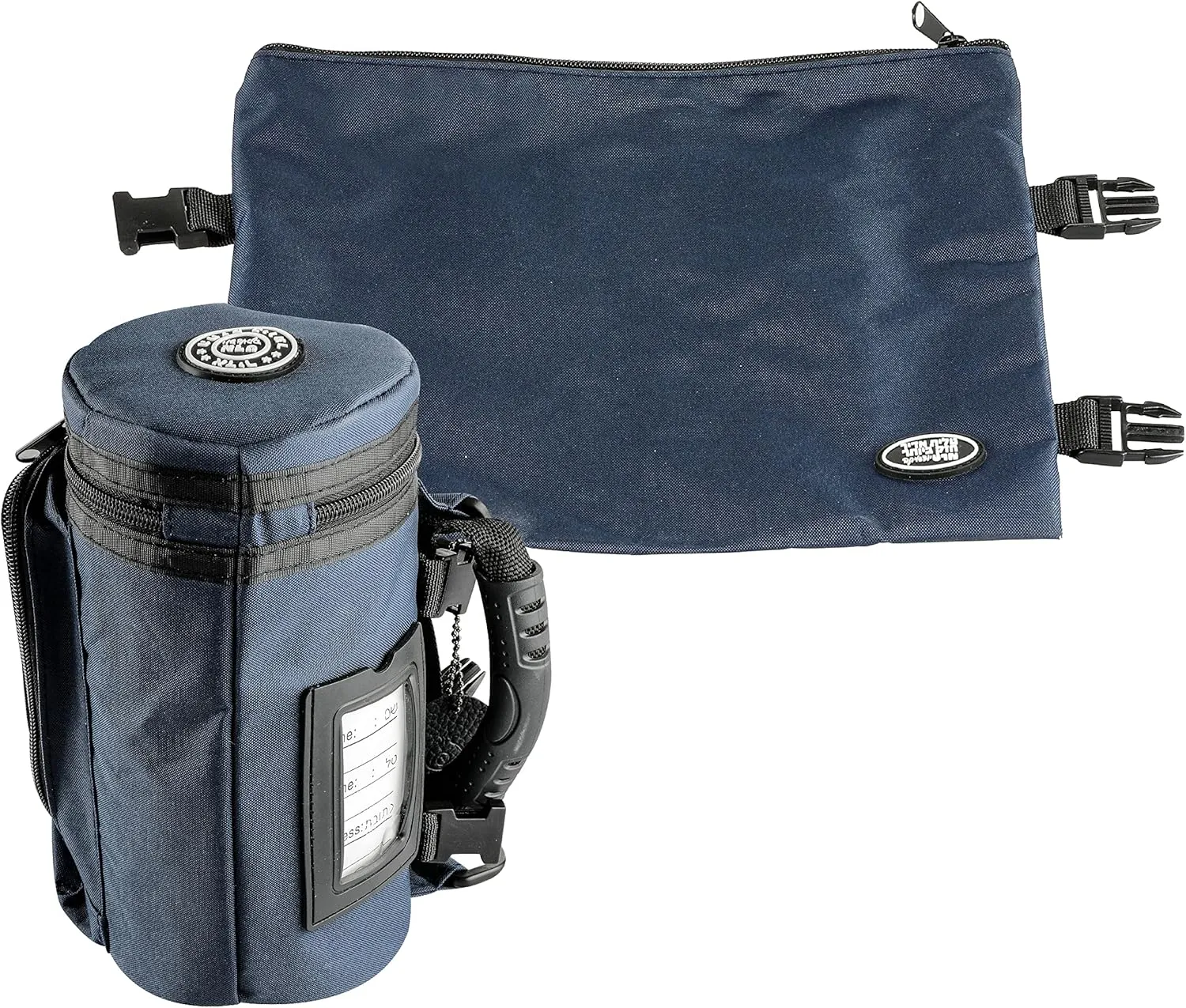 Thermal Tefillin Bag Set - Compact Plastic Insulated TIK-Taf Tefillin Protective Container Made in Israel, 6x9 Inches (Dark Blue)