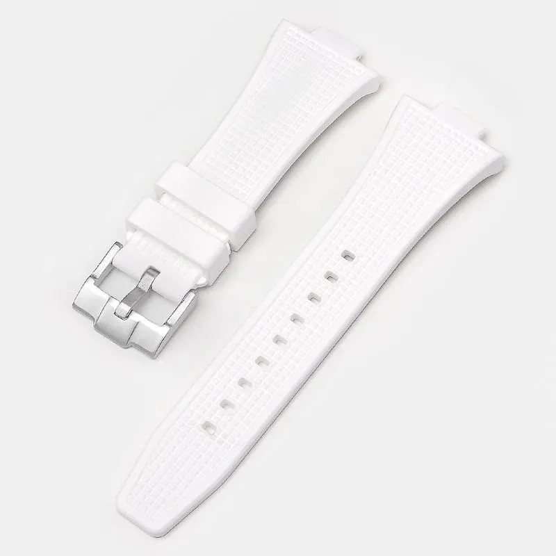 Tissot PRX Series Silicone Watch Strap Soft Breathable Sport Adjustable Replacement Strap Waterproof Silicone Watch Strap