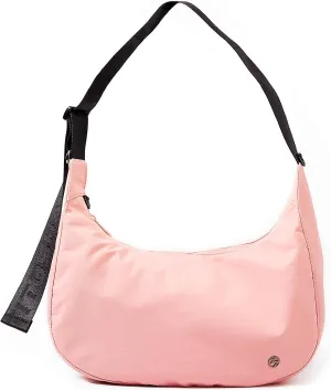 Titosha Medium Nylon Crescent Crossbody Bag for Women with Extended Adjustable Shoulder strap