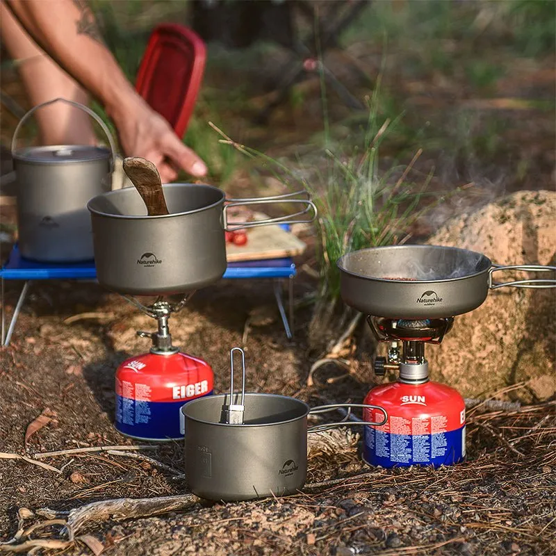 TJP01 Outdoor Ti Frying Pan-9H Ti Color (174MM)