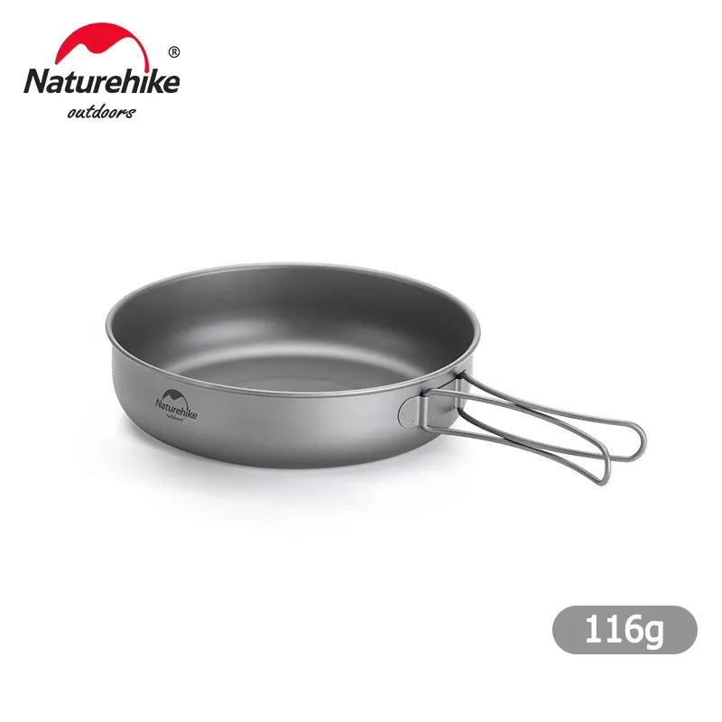 TJP01 Outdoor Ti Frying Pan-9H Ti Color (174MM)