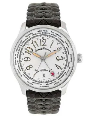 Tommy Bahama Mens Island Hopper Strap Watch - Silver Dial w/ Palm Tree Texture