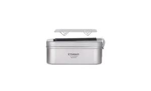 TOMSHOO 800ML Titanium Lunch Box with Steaming Rack
