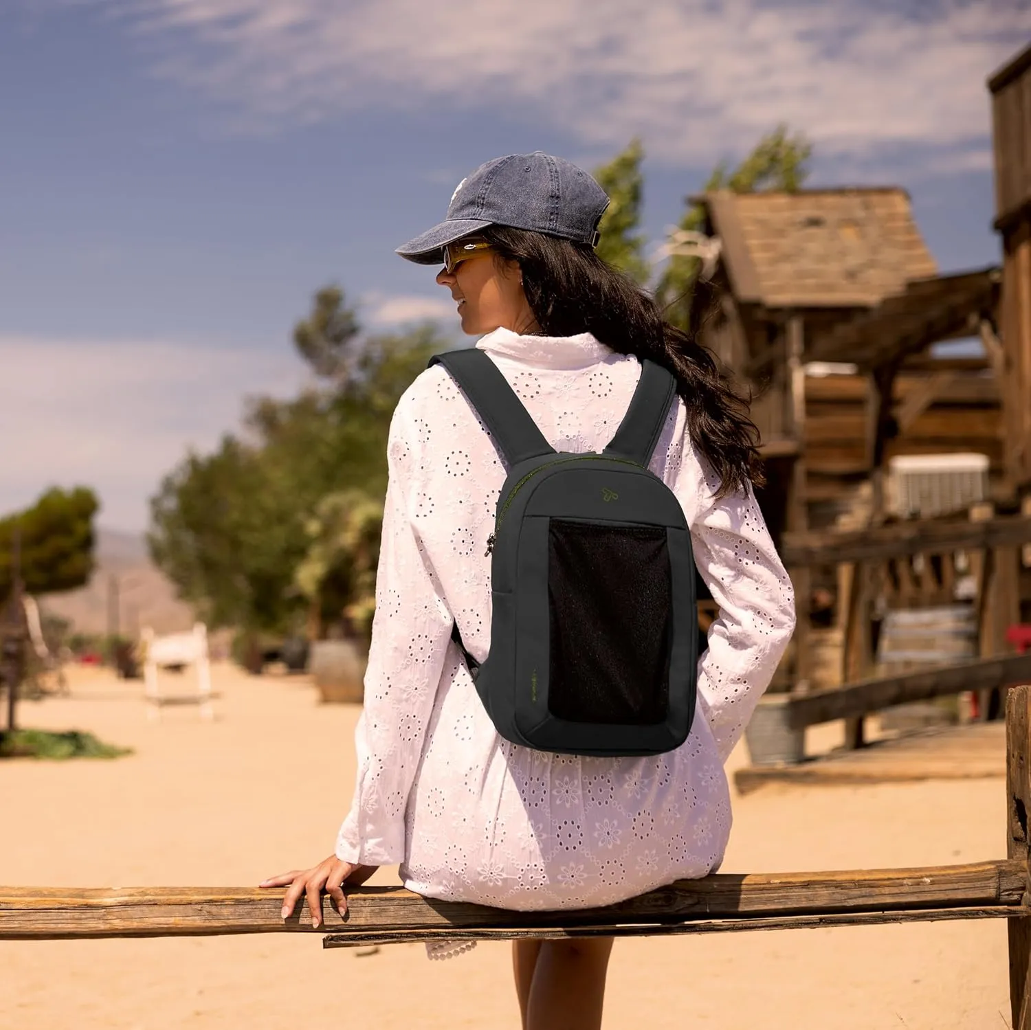 Travelon Anti-Theft The Voyages Small Backpack with XL Water Bottle Pocket