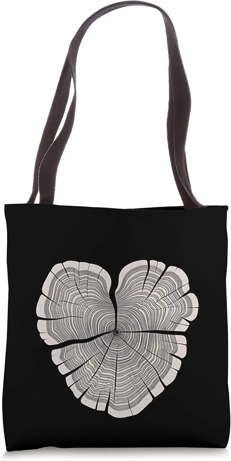 Tree Heartwood Nature Art Forestry Biologist Gift Tote Bag