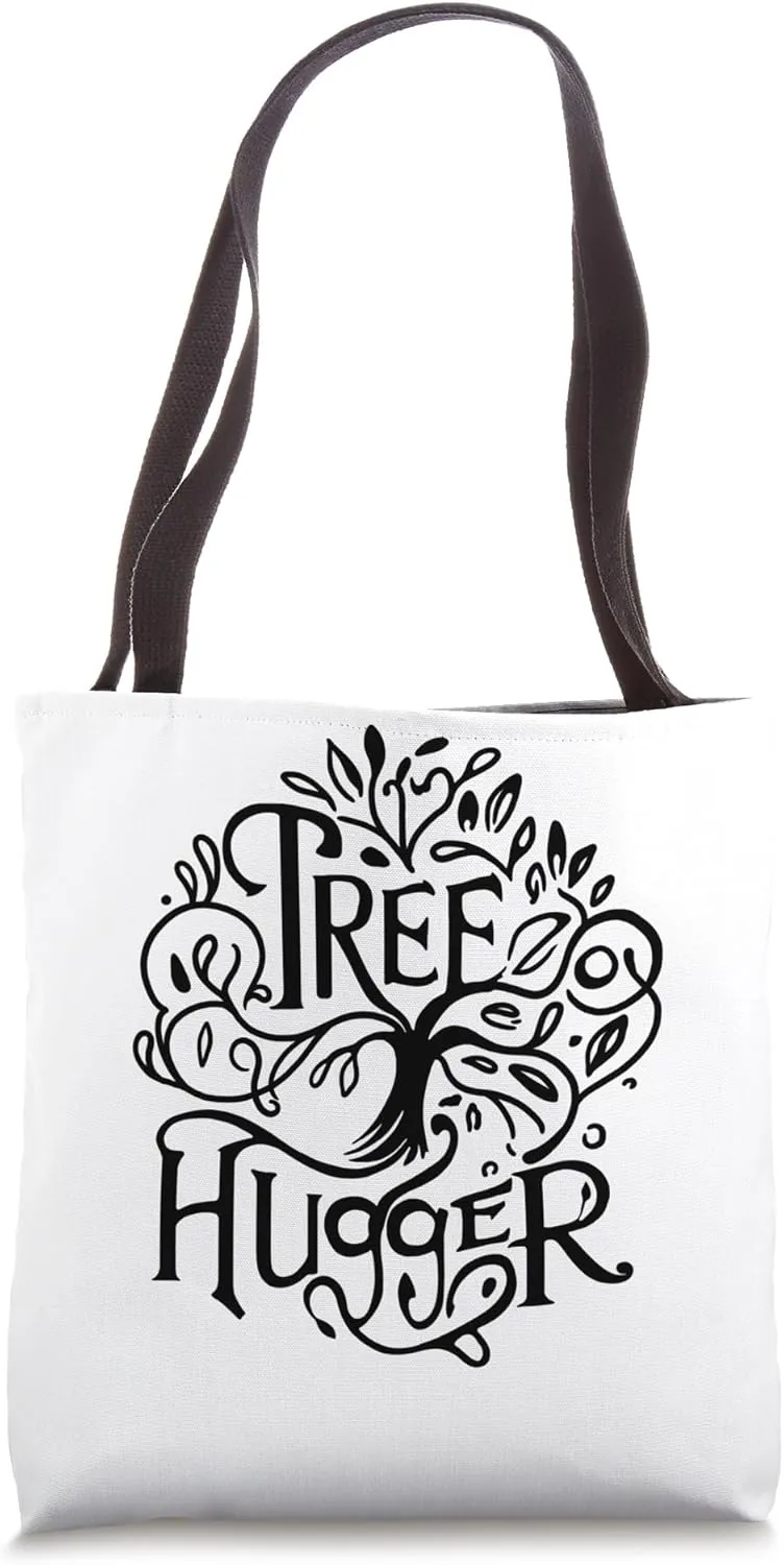 Tree Hugger Retro Vintage Environmental Nature Lover Tote Bag