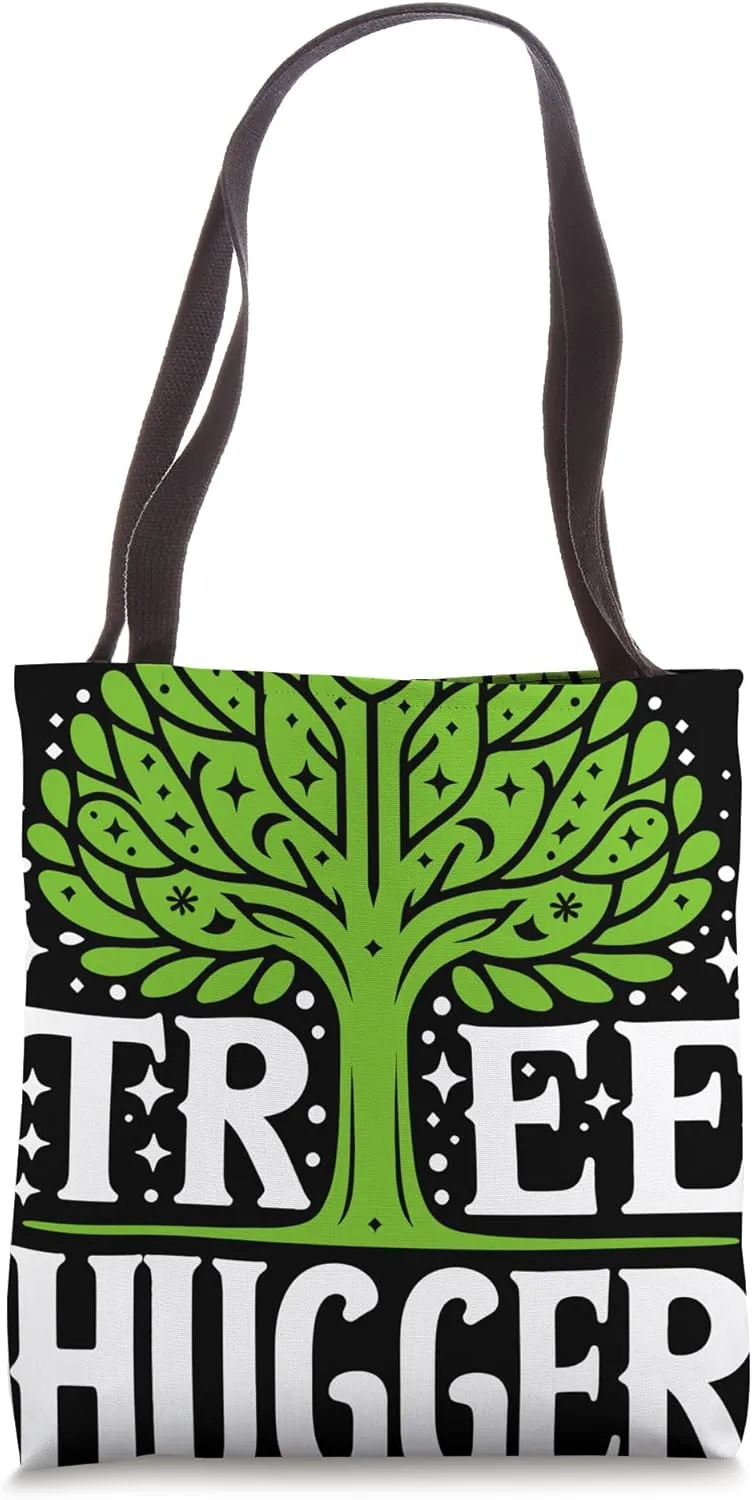 Tree Hugger Retro Vintage Environmental Nature Lover Tote Bag