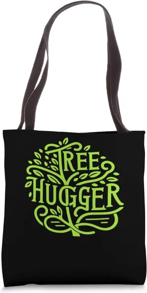 Tree Hugger Retro Vintage Environmental Nature Lover Tote Bag