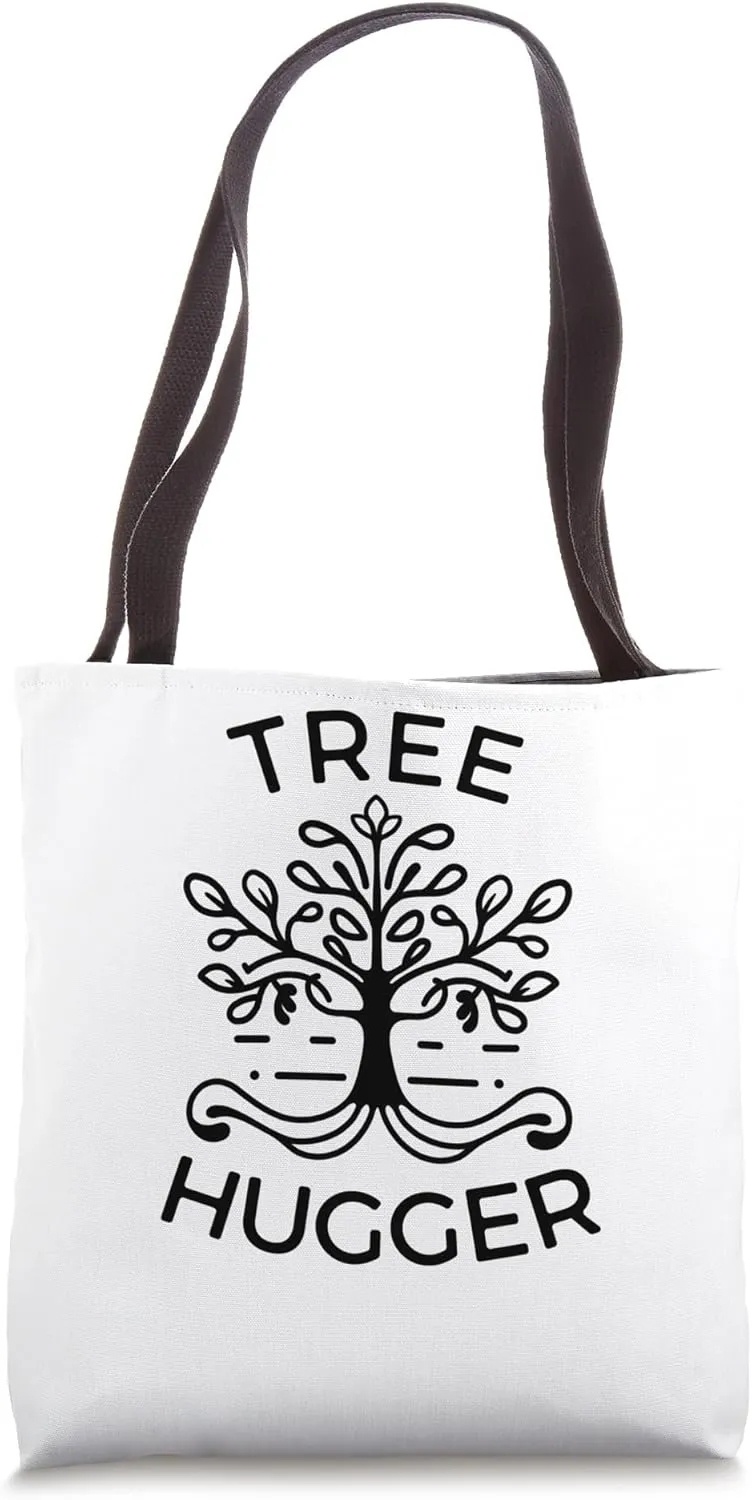 Tree Hugger Retro Vintage Environmental Nature Lover Tote Bag