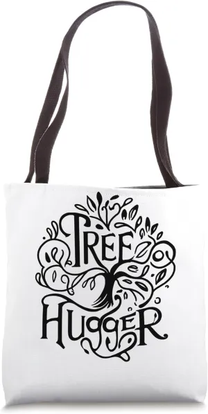 Tree Hugger Retro Vintage Environmental Nature Lover Tote Bag