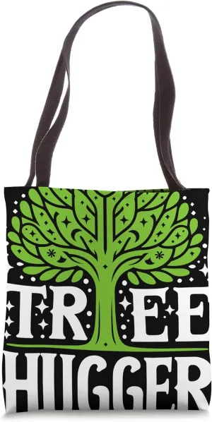 Tree Hugger Retro Vintage Environmental Nature Lover Tote Bag