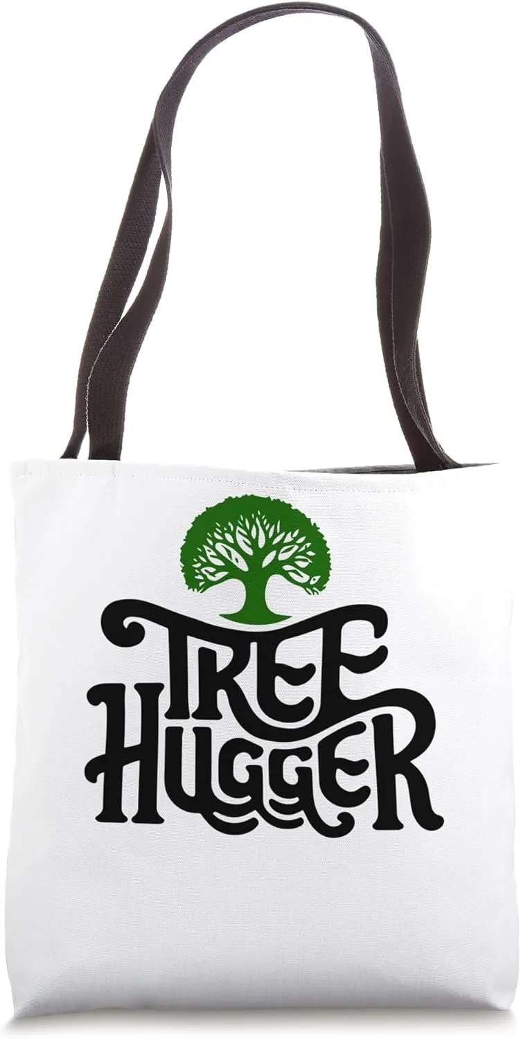 Tree Hugger Retro Vintage Environmental Nature Lover Tote Bag