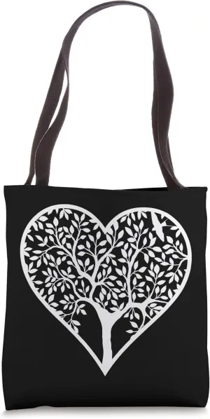 Tree Life Heart | Nature Travel | Spiritual Tee Tote Bag