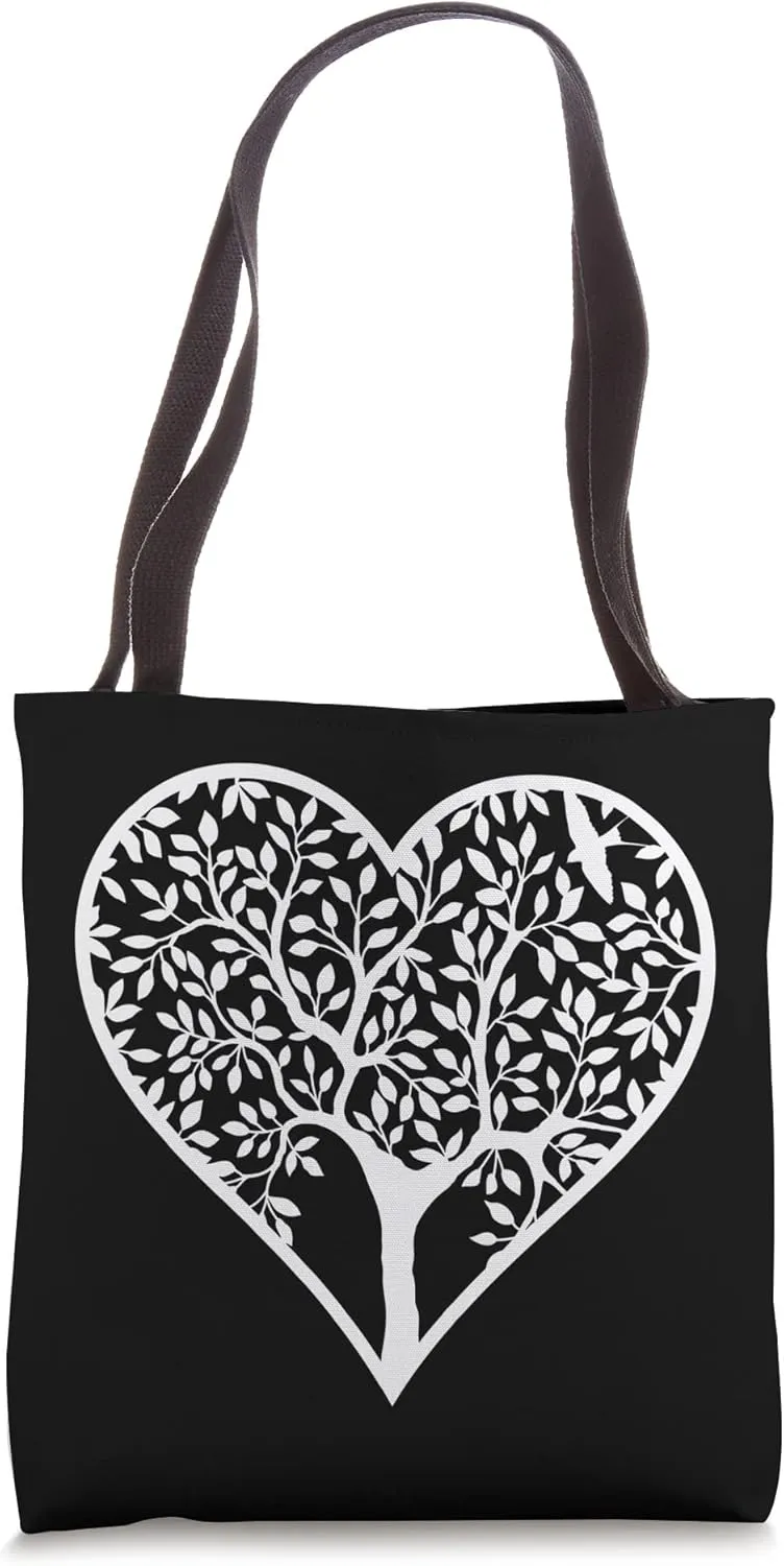 Tree Life Heart | Nature Travel | Spiritual Tee Tote Bag