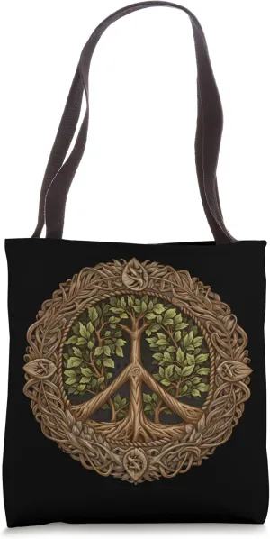 Tree of Life Peace Tote Bag
