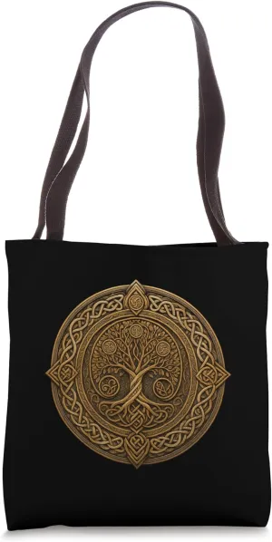 Tree of Life Viking Men Women Celtic Tree of Life Tote Bag