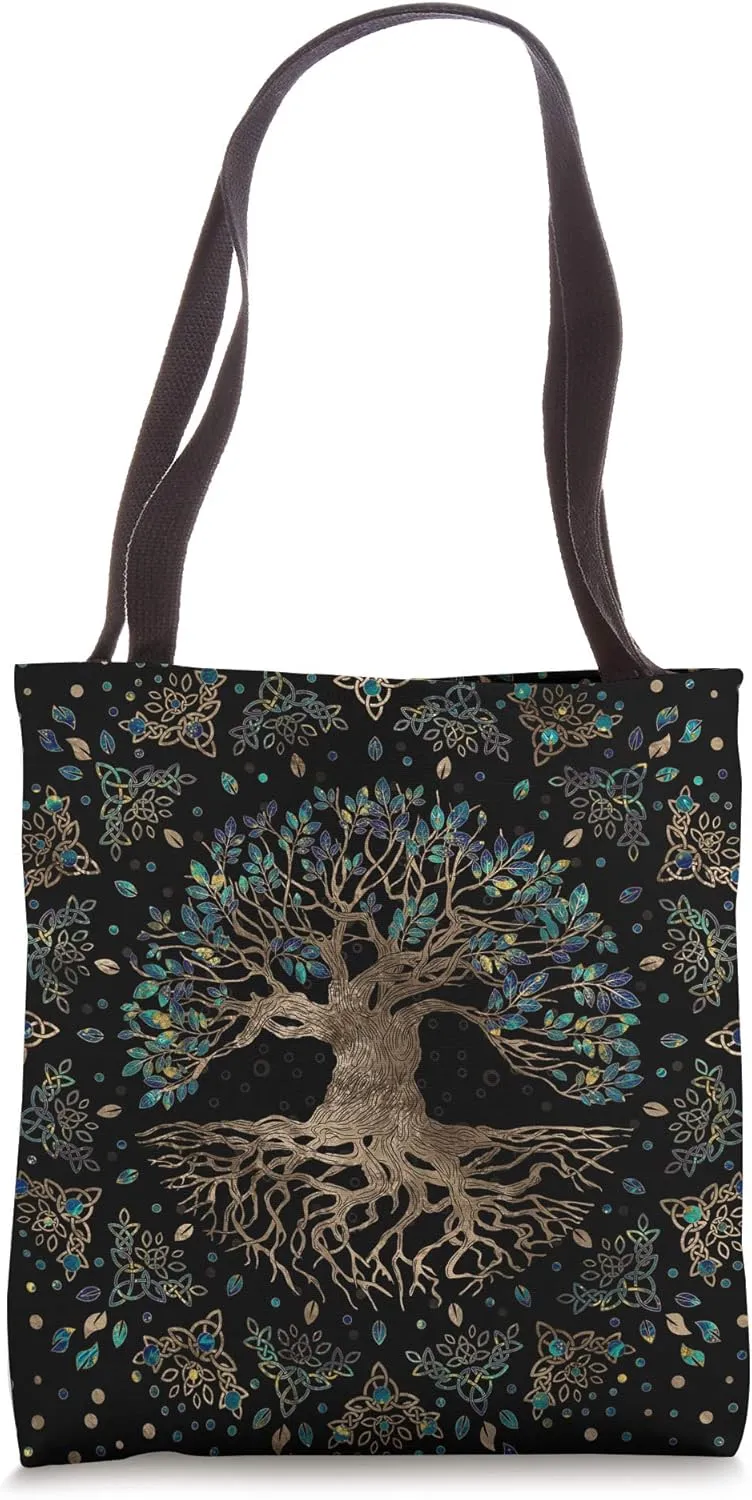 Tree of Life - Yggdrasil Ornament Tote Bag