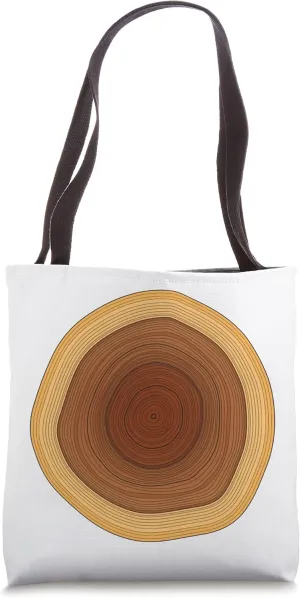 Tree Stump Log Tote Bag