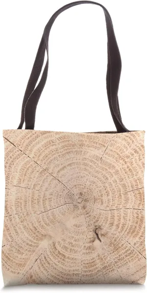 Tree Stump Lumber Wood Tote Bag