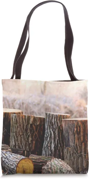 Tree Stumps Tote Bag