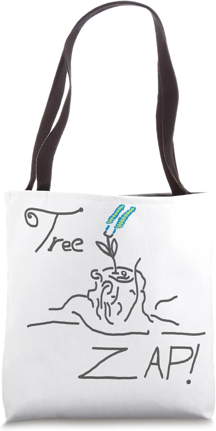 Tree Zap Stun Shock Artwork Tote Bag
