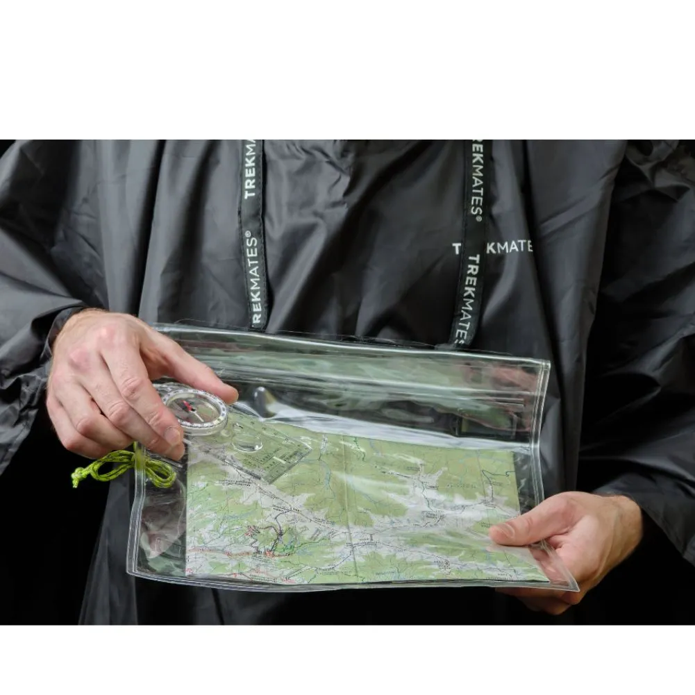 Trekmates Dry Map Case, Whistle and Compass Set