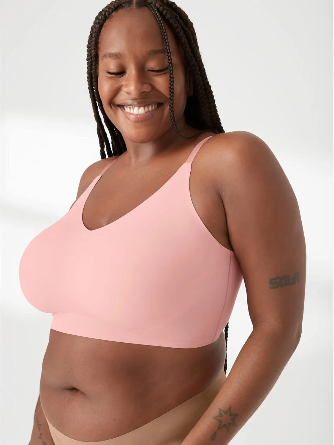 True & Co Women's True Body Lift Triangle Adjustable Strap Bra