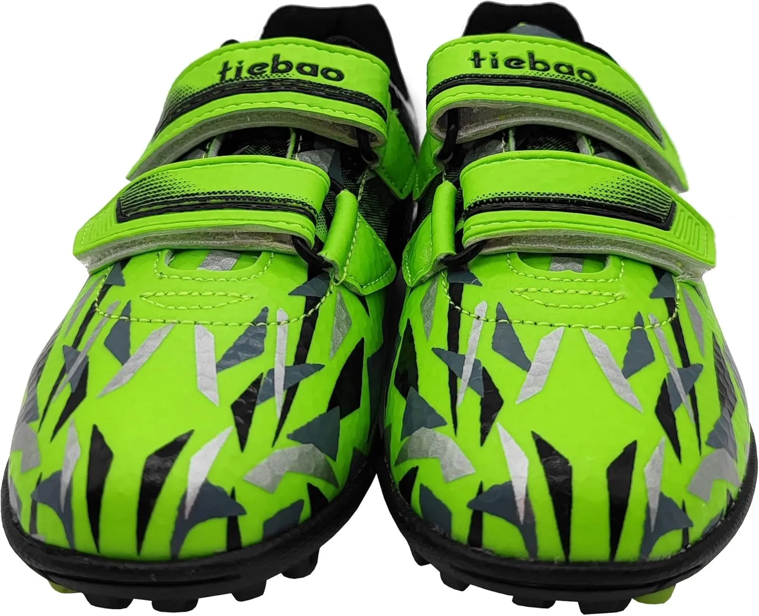Turf Soccer Shoes for Boys Girls Football Cleats Hook-and-Loop Adjustable Strap (Toddler/Little Kid)