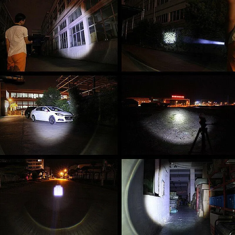 Ultrabright LED T6 Zoomable USB Rechargeable Flashlight Torch  18650   Charger