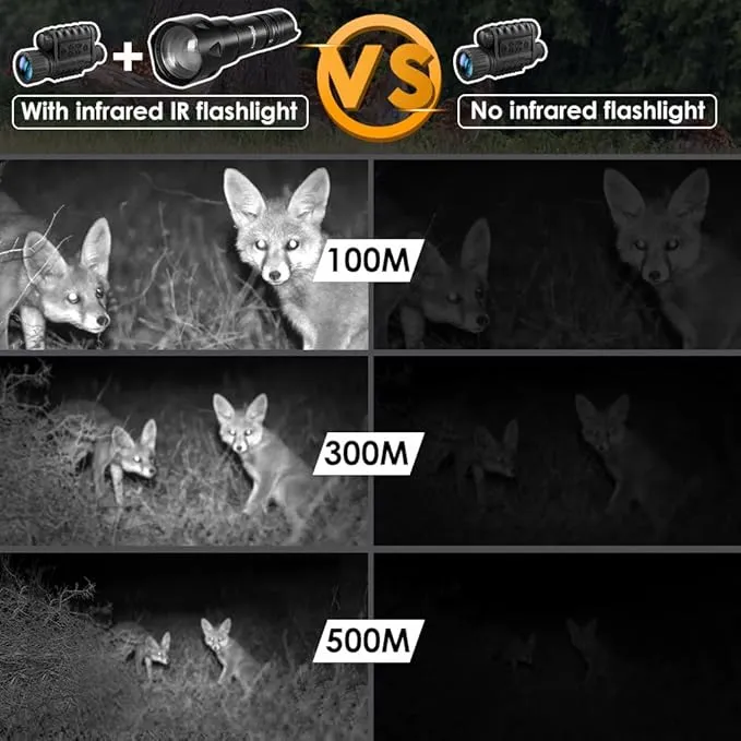 UniqueFire 2002D Vcsel 850nm IR Illuminator Flashlight Lights for Night Vision,Fresnel Lens Zoomable Infrared Illuminator IR Spotlight,Rapid Dimmer Switch, Max Lighting 1000M
