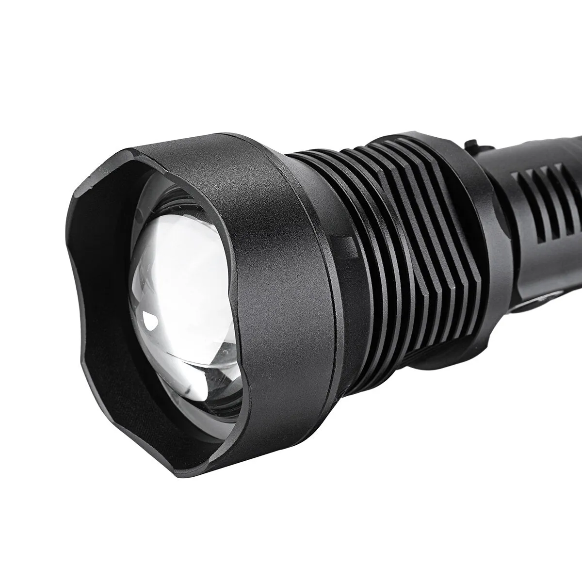 USB Rechargeable Zoomable Flashlight Set with 26650 Battery USSB Cable Focus Adjustable Outdoor Camping Hunting Fishing Searchlight