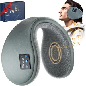 Valentine's Day Gifts for Him, Bluetooth EarMuffs with HD Speakers & Microphone, Winter Wireless Ear Warmers
