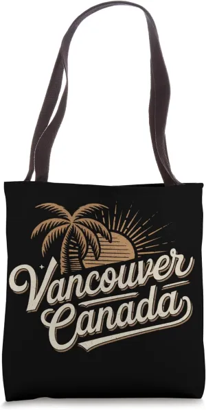 Vancouver Canada Travel Vacation Souvenirs Family Vacation Tote Bag