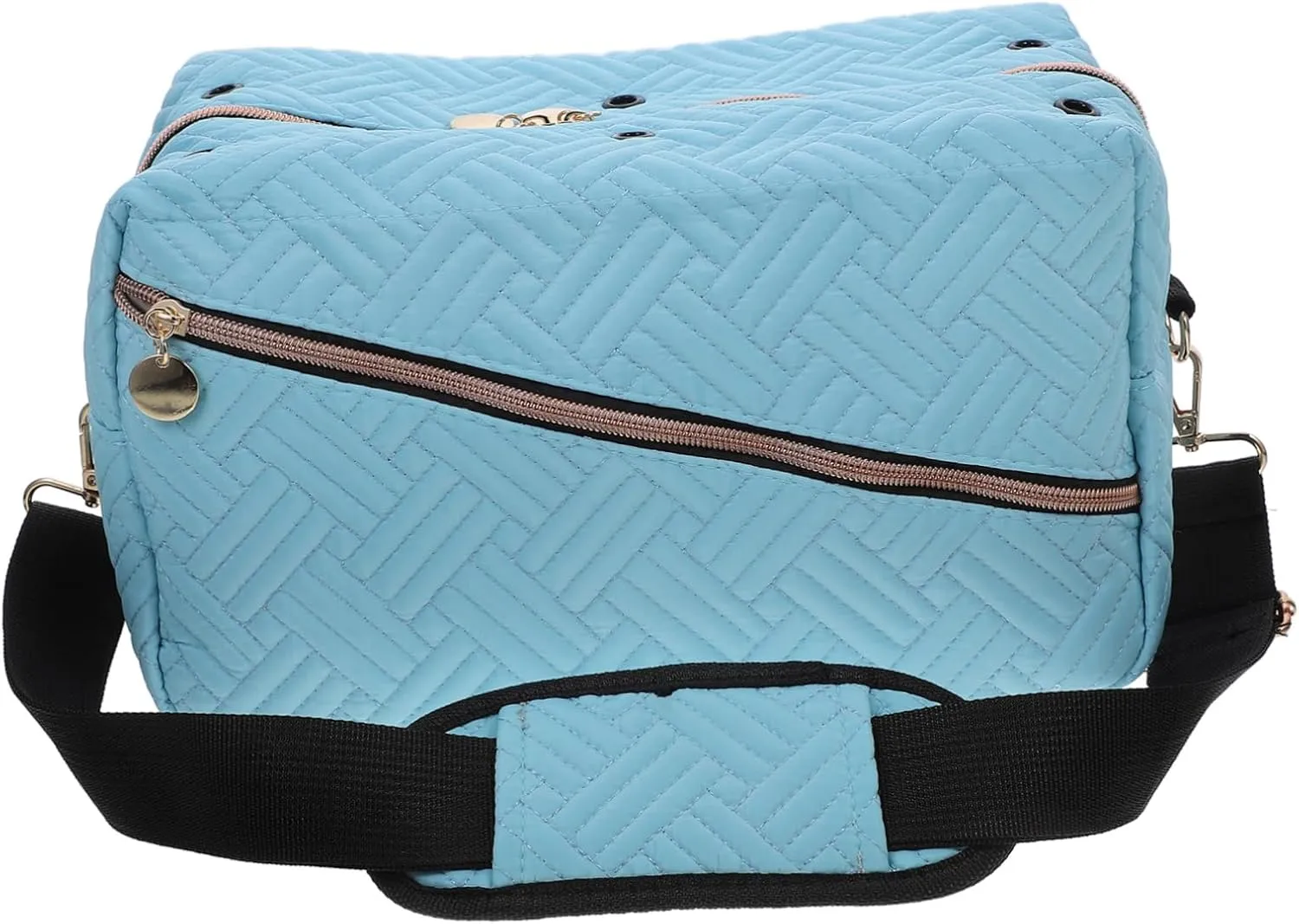 Veemoon Elegant Crochet Organizer Yarn Bag Adjustable Shoulder Strap Knitting Needles Bag