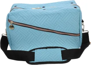 Veemoon Elegant Crochet Organizer Yarn Bag Adjustable Shoulder Strap Knitting Needles Bag