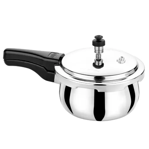VINOD Doniv Titanium Triply Stainless Steel 2 Piece Pressure Cookers Combo Set &#8211; 2 Litre &#038; 3 Litre