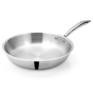 VINOD Doniv Titanium Triply Stainless Steel Fry Pan 20 cms, Induction Friendly