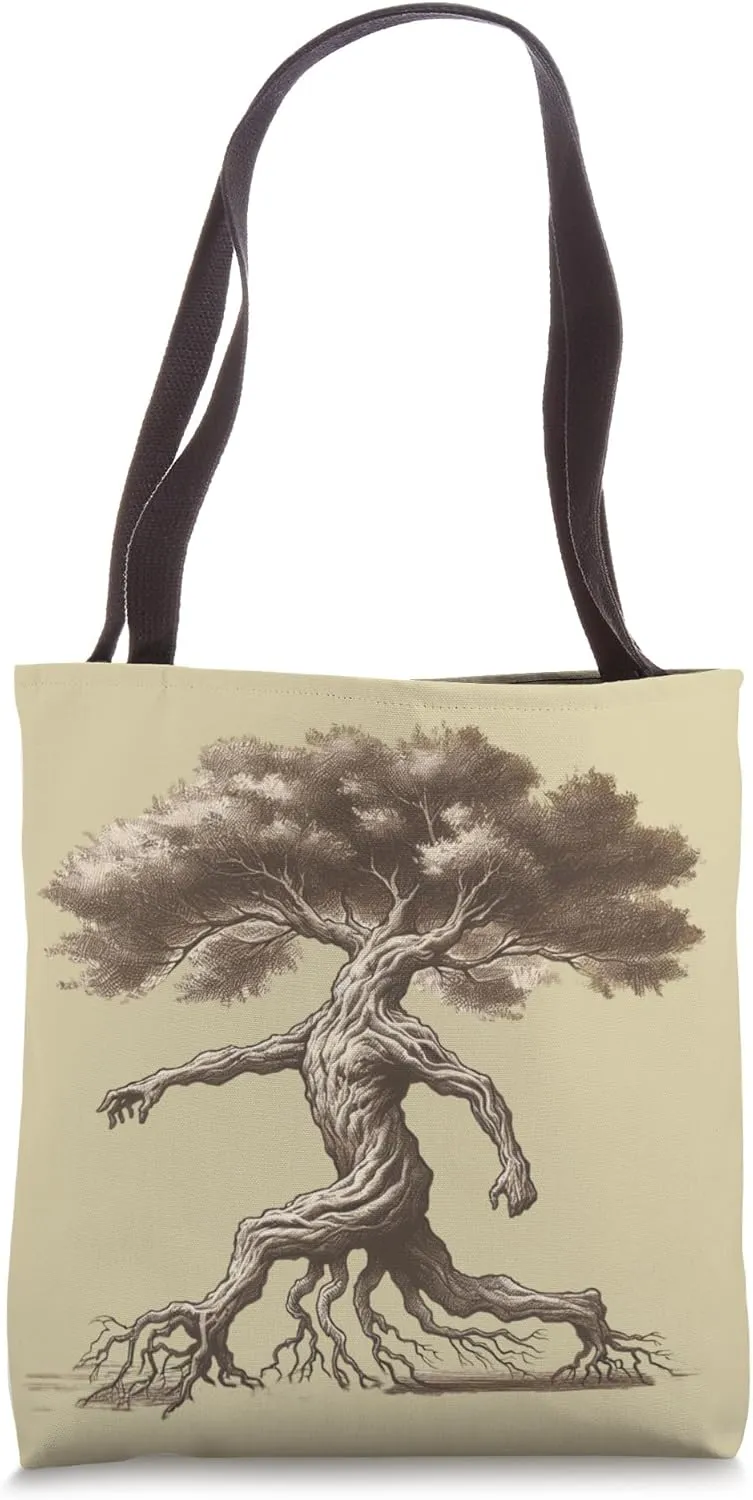 Walking Oak Tree | Tree Lover Nature Fan Environmentalist Tote Bag
