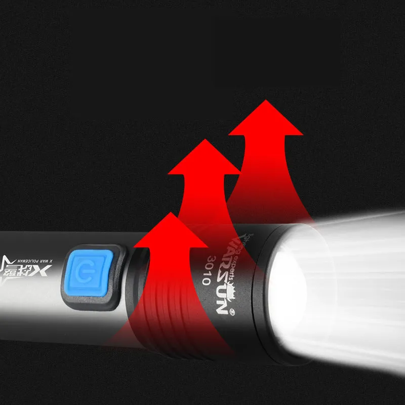 WARSUN T6 3 Modes Zoomable USB