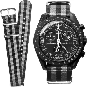 Watch Band for Omega X Swatch Moonswatch Watch Strap Speedmaster 20MM Quick Release Rubber Watch Strap Replacement