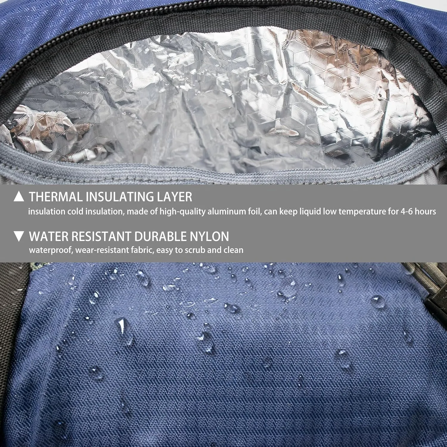 Water Backpack with 2L Water Bladder-Waterproof Insulated Hydration Backpack Women& Men Tactical Lightweight 25L Hydration Backpack with Storage for Hiking Running Biking Cycling