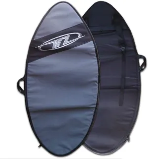 Wave Zone Skimboard Backpack Style Bag - Travel or Day Use - Padded - Silver - 45", 50" or 53" (SMALL)