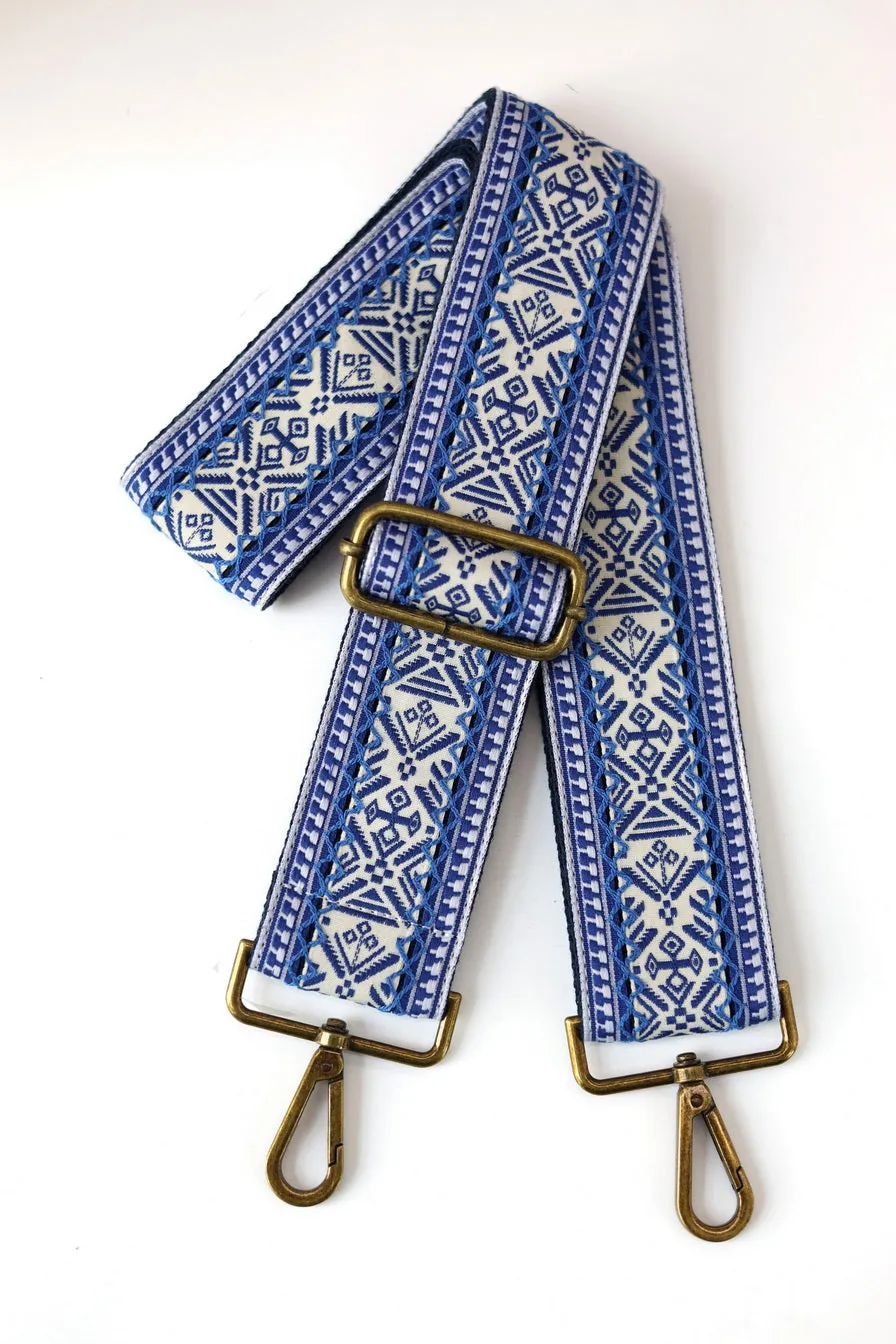 Wellplaylove 2.0"Adjustable Bag Strap| Navy Back