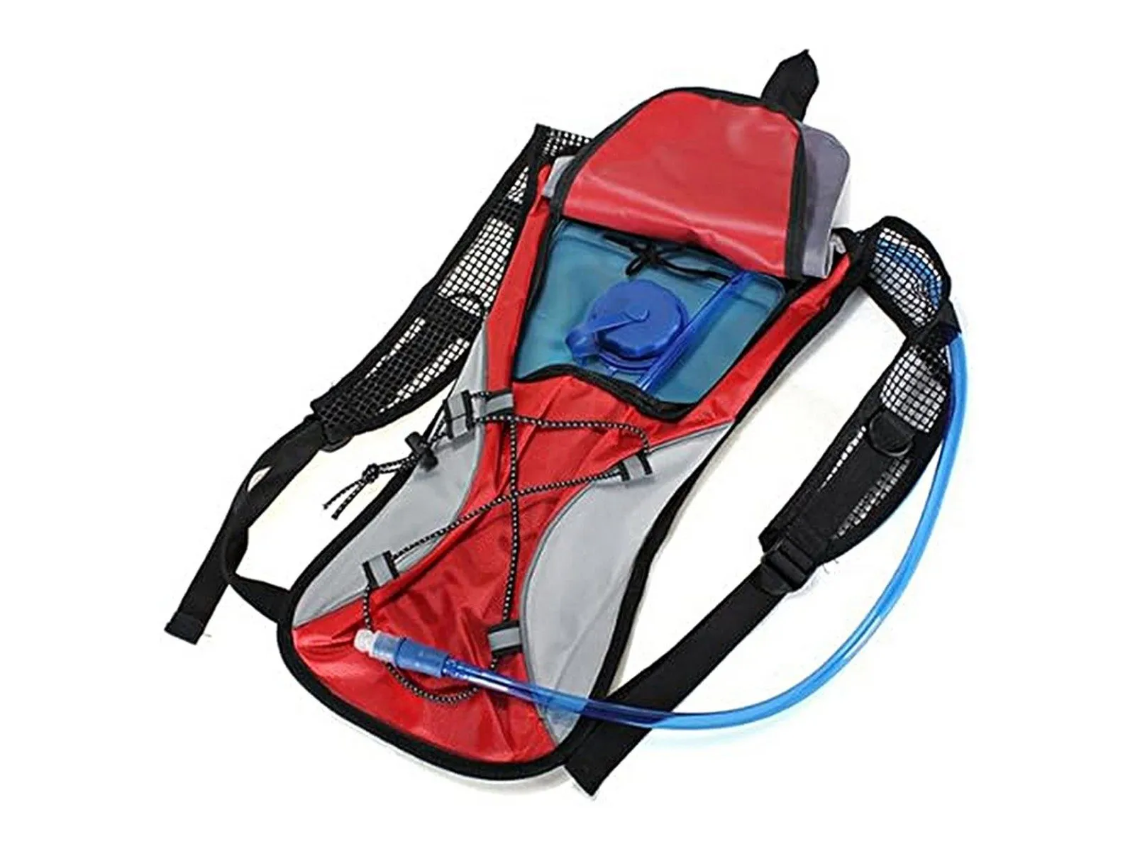 with Red Hydration Biking Backpack 2L Water - Hiking Bladder Running Performance-optimized Pack for Compliance-certified