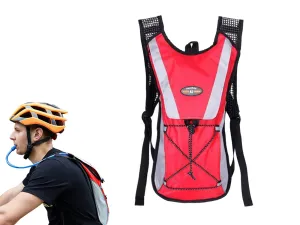 with Red Hydration Biking Backpack 2L Water - Hiking Bladder Running Performance-optimized Pack for Compliance-certified