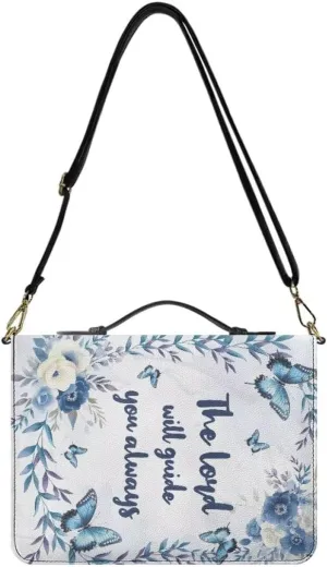 Women Bible Cover with Adjustable Strap Shoulder Strap Bag Bible Carrying Case for Church Services