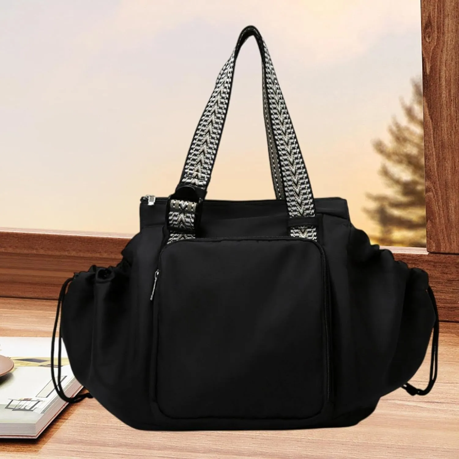 Women Shoulder Bag Versatile Fashion Transformable Cradle Bag for Street