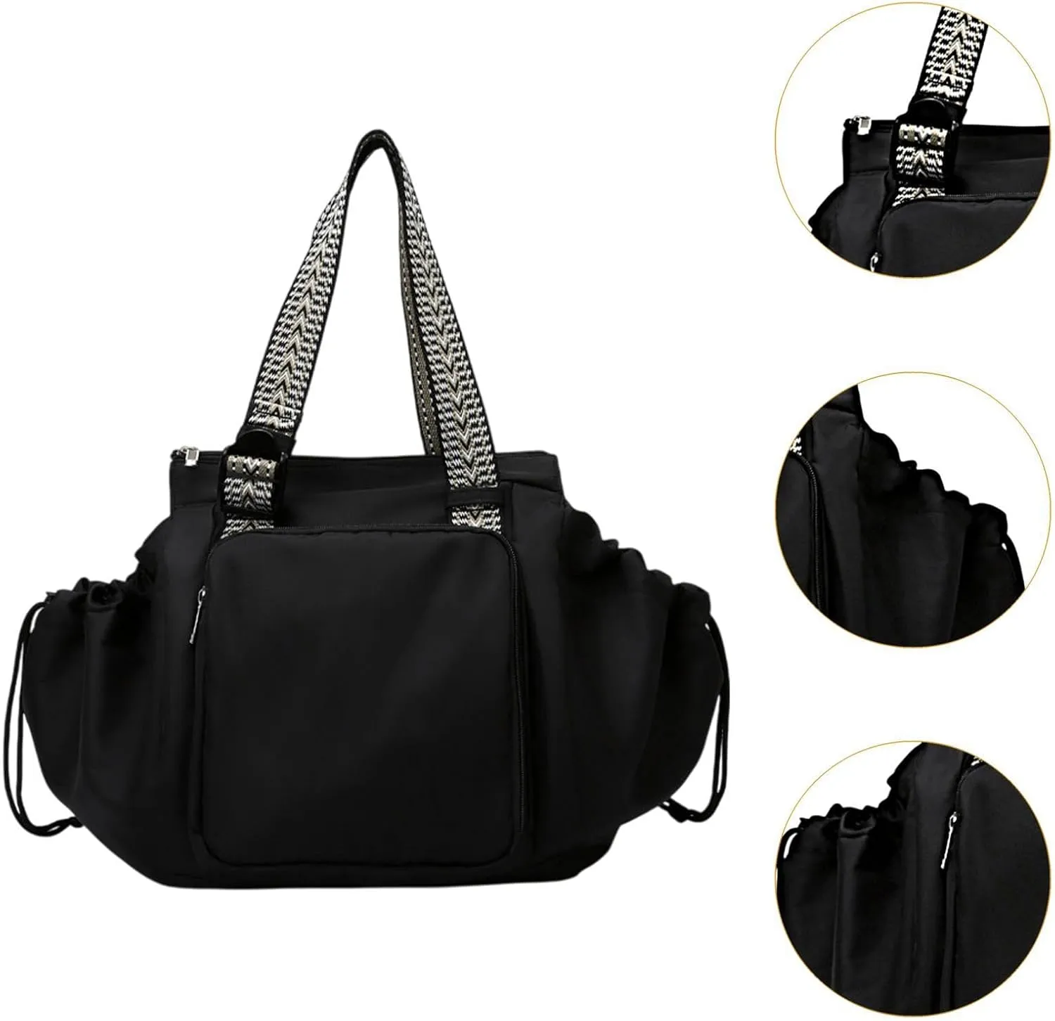 Women Shoulder Bag Versatile Fashion Transformable Cradle Bag for Street