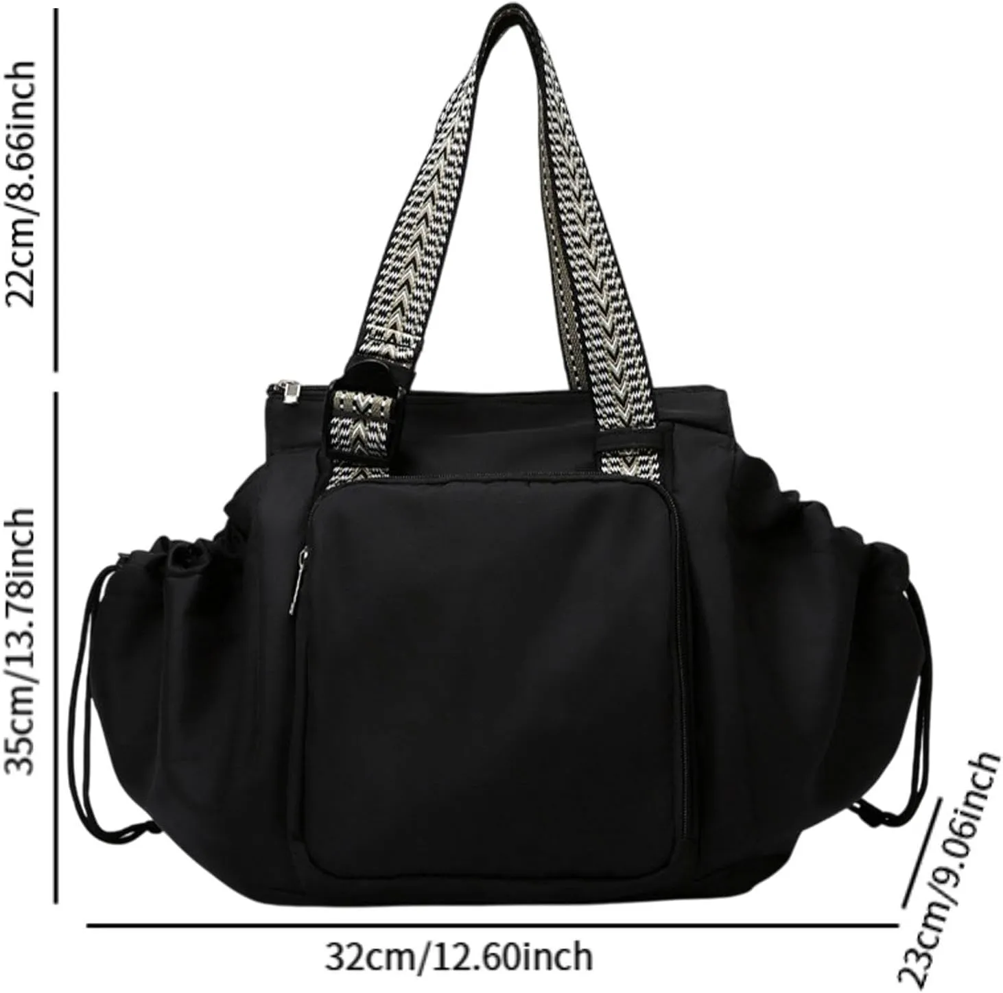 Women Shoulder Bag Versatile Fashion Transformable Cradle Bag for Street